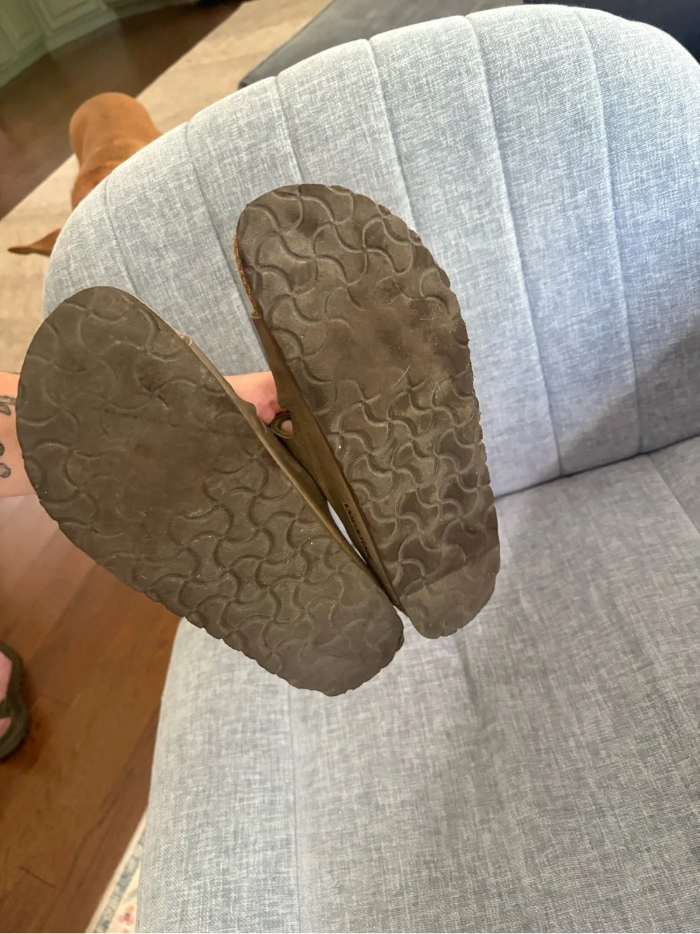 Birkenstock Two-Strap Sandals in Brown